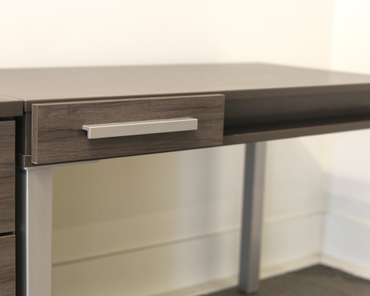 Essentials Desk Metal Leg Drawer