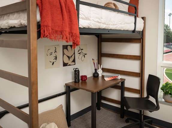 Ferris State Griffin Bed Essentials Desk Pencil Drawer 2