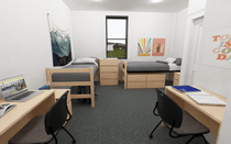 Carnegie Mellon University Fifth Clyde Student Room