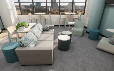 De Paul University Seton Hall Floor Lounges