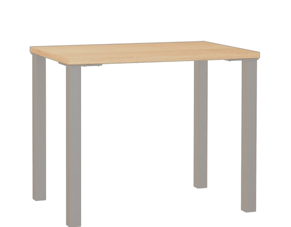 Essentials Metal Leg Desk