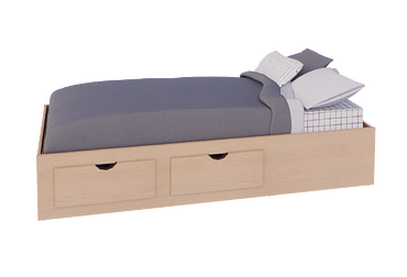 2 Drawer Captains Bed