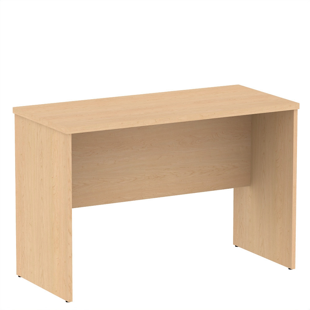 Essentials Basics Slab Leg Desk 2