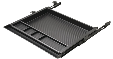 Pencil Drawer Black Plastic Pull Out Essentials Basics