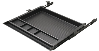 Pencil Drawer Black Plastic Pull Out Essentials Basics